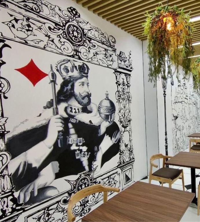 2D Caffe Interior Design